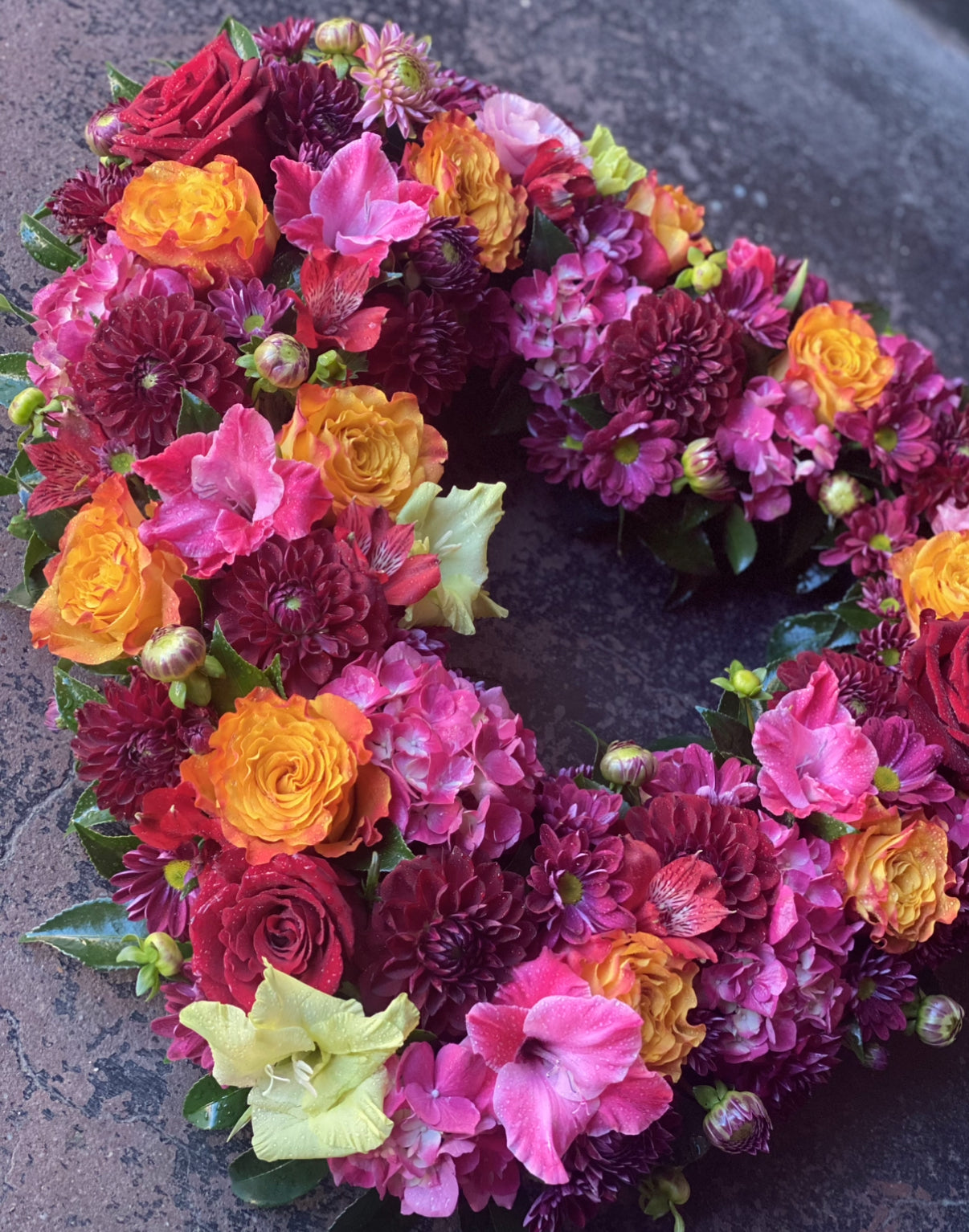 Heart Shaped Floral Tribute