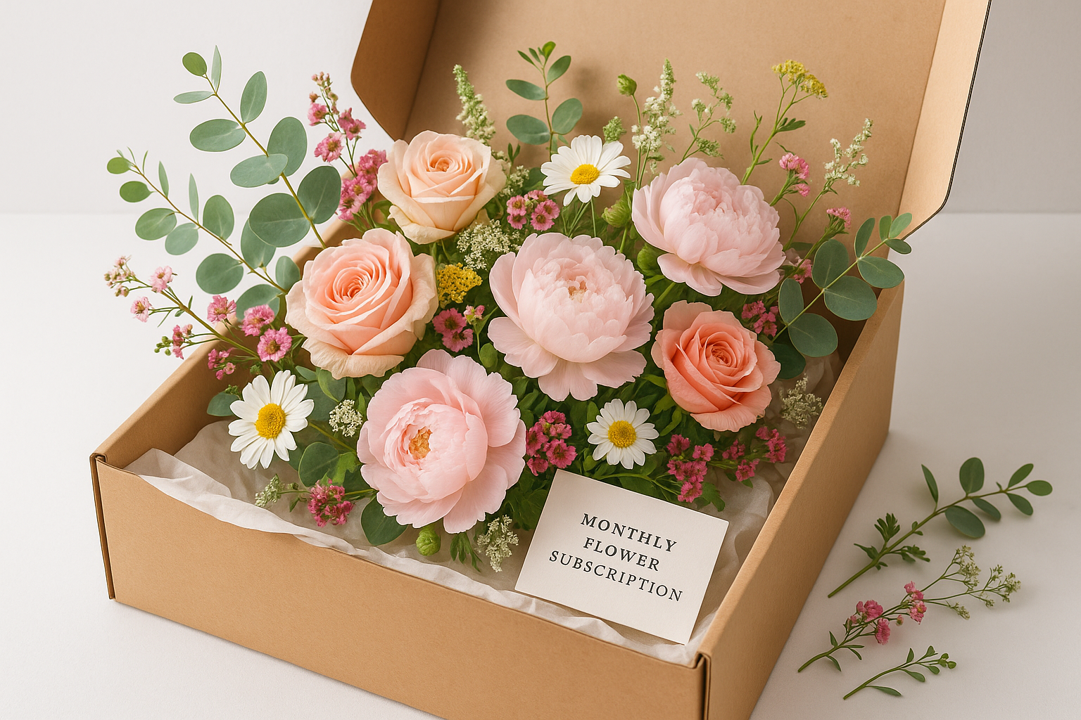 floral subscription real flowers