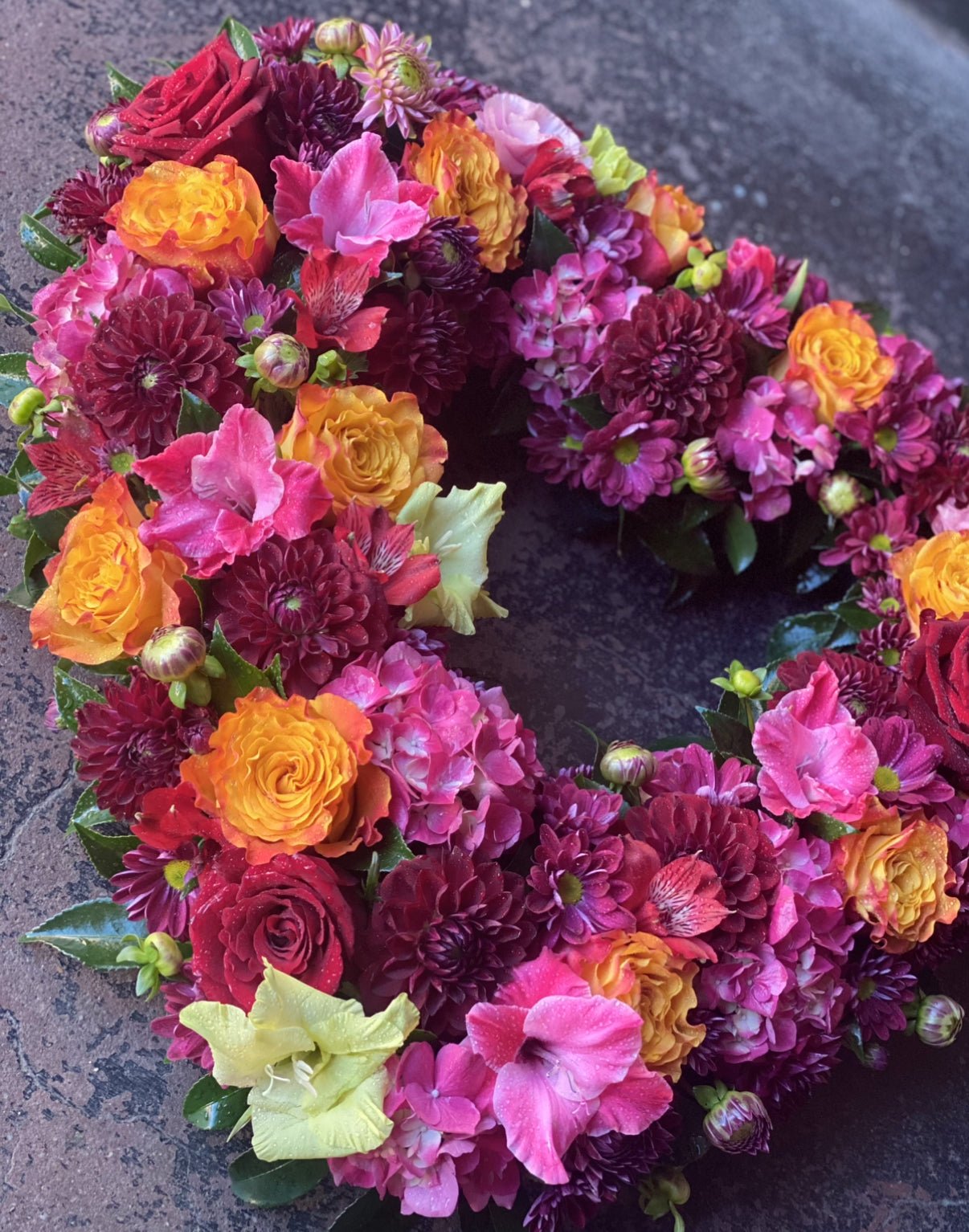 Heart Shaped Floral Tribute - Wilde Ivy