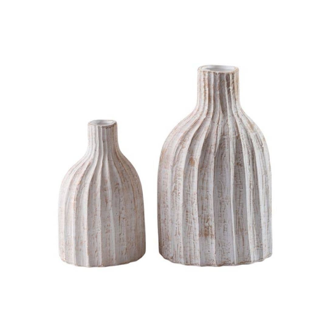 Tallin Vases: (S) 22 cm Tall x 14 cm Dia
