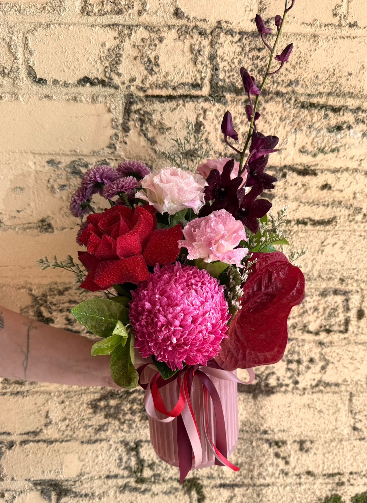 Valentine's Posy Jar