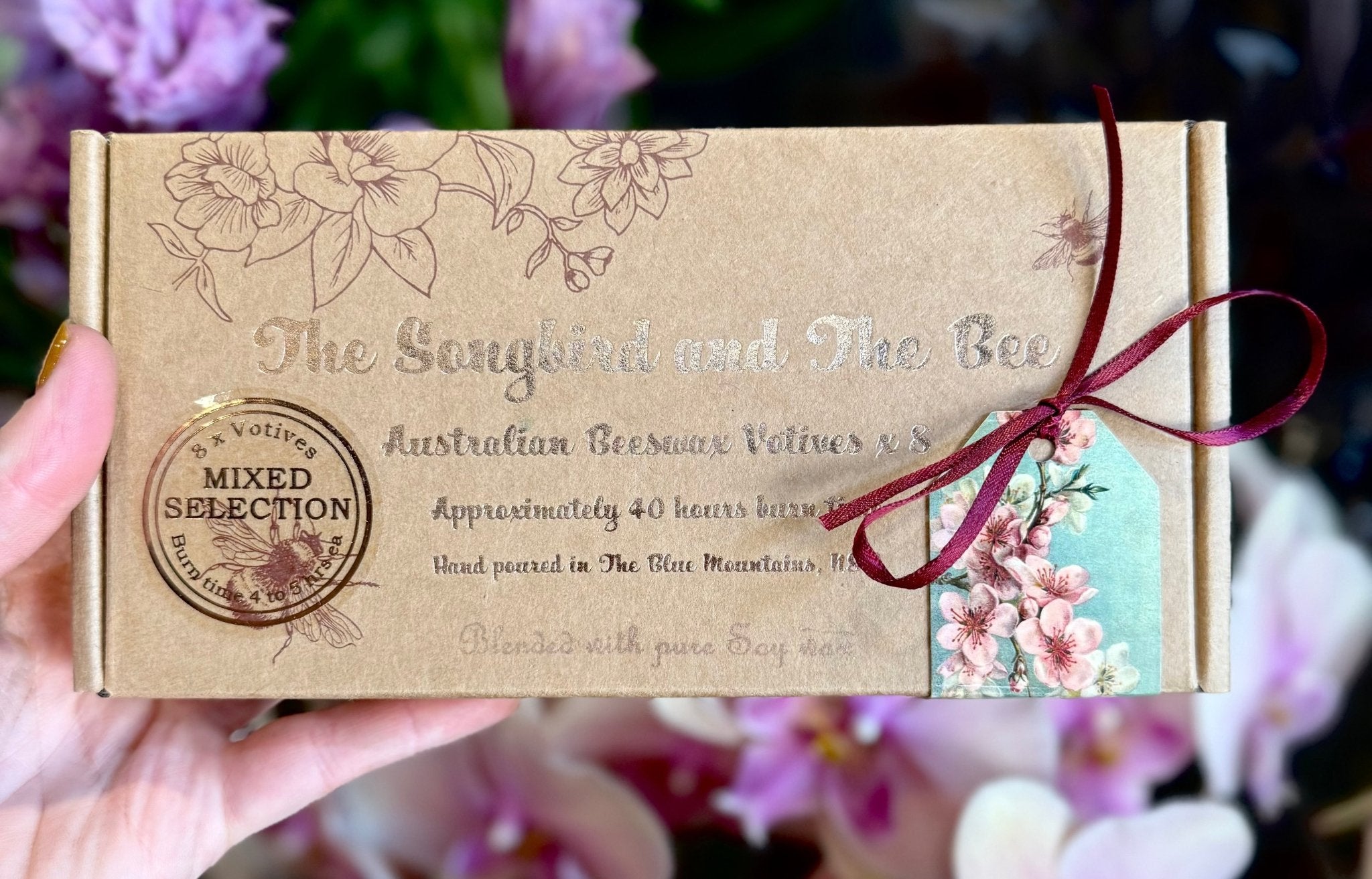 The Songbird & Bee Tea Light Candles - Wilde Ivy